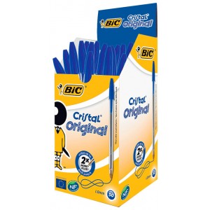 Στυλό BIC Cristal Original M 1,0mm KOYTI 40+10 ΔΩΡΟ Μπλε 