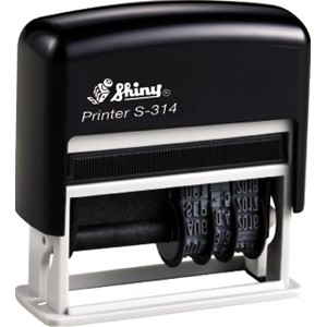 Σφραγίδα SHINY Printer Line S-314 (10mm x 25mm) - Ημερομηνία+Λάστιχο