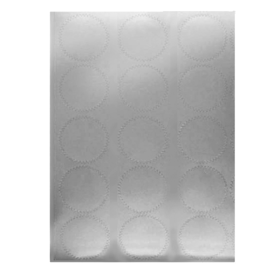 Αυτοκόλλητα SHINY για Ανάγλυφες δ.50mm/15 ανά φύλλο 