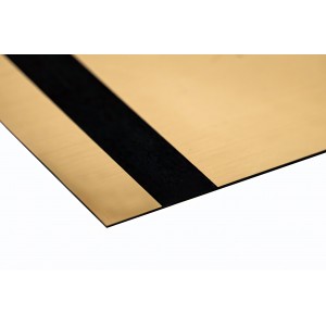 Φύλλο Χάραξης Χρυσό-Μαύρο 60x120cm