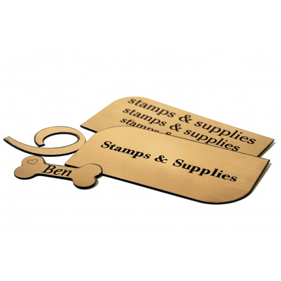 Φύλλο Χάραξης Χρυσό-Μαύρο 60x120cm