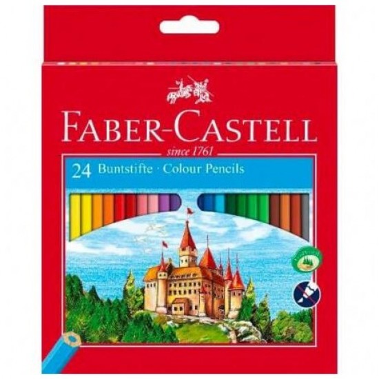 Ξυλομπογιές FABER CASTELL 24 χρώματα 120124