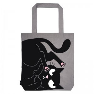 Τσάντα Ώμου Υφασμάτινη Ed, the cat Nope 39x42