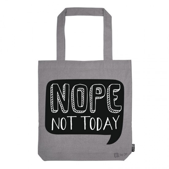 Τσάντα Ώμου Υφασμάτινη Ed, the cat Nope 39x42