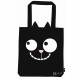 Τσάντα Ώμου Υφασμάτινη Ed, the cat Black 39x42