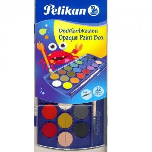Νεροχρώματα Pelikan Σετ 22 Χρώματα με Πινέλο