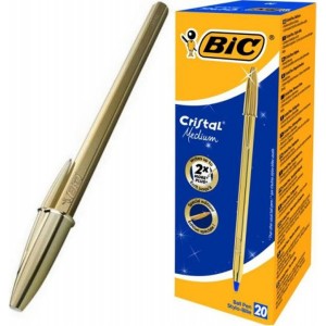 Στυλό BIC Cristal Shine Χρυσό