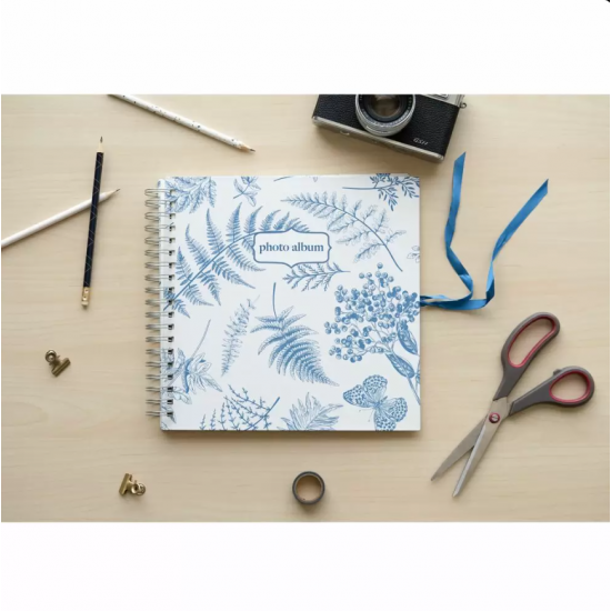 Φωτο-Άλμπουμ Scrapbook 25X25εκ 40 Φύλλα BLUE NATURE