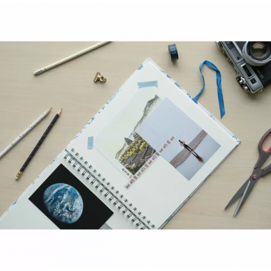 Φωτο-Άλμπουμ Scrapbook 25X25εκ 40 Φύλλα BLUE NATURE