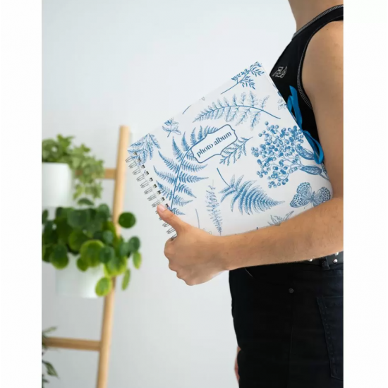 Φωτο-Άλμπουμ Scrapbook 25X25εκ 40 Φύλλα BLUE NATURE