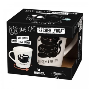 Κούπα Ed, the Cat Mug Yoga