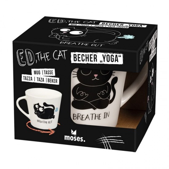 Κούπα Ed, the Cat Mug Yoga