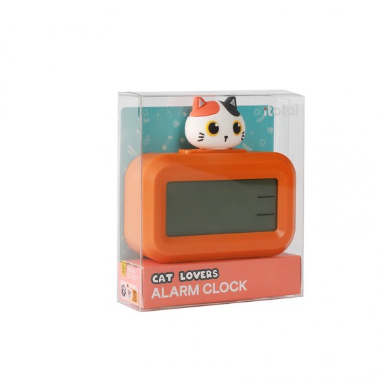 Ρολόι i-total XL2836 Alarm Orange Cat Ρολόι i-total XL2836 Alarm Orange Cat