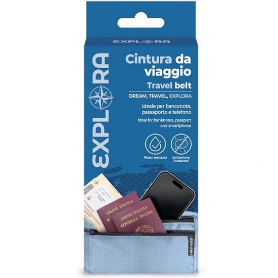 Tσαντάκι Mέσης Explora Mαύρο 25x14.5cm