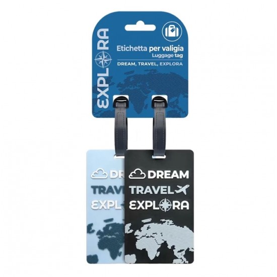 Ετικέτα Βαλίτσας Explora 10,5x6,5 cm 2 τεμ.