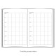 Undated Daily Planner Flexi με λάστιχο 14x20,5εκ. Γκρι