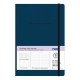 Undated Daily Planner Flexi με λάστιχο 14x20,5εκ. Μπλε 