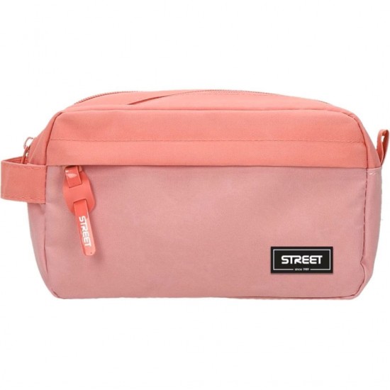 Κασετίνα Street big oval rose βαρελάκι 22χ8χ13cm