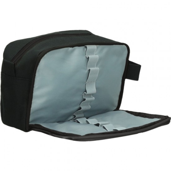 Κασετίνα Street big oval black βαρελάκι 22χ8χ13cm