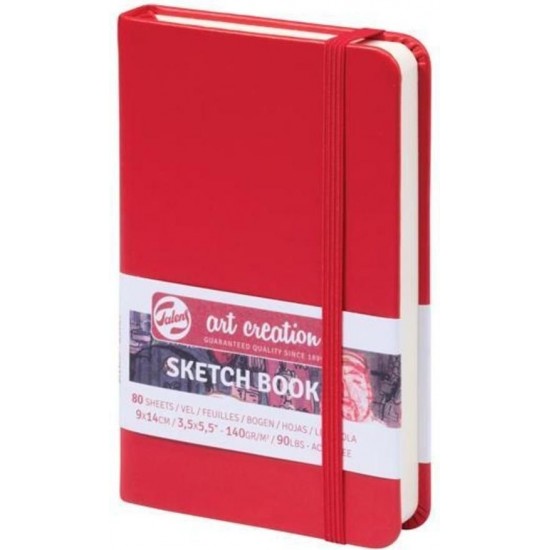 Μπλοκ Σχεδίου Sketch Book Talens Art Creation 9x14cm Κόκκινο