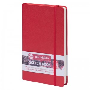 Μπλοκ Σχεδίου Sketch Book Talens Art Creation 13x21cm Κόκκινο