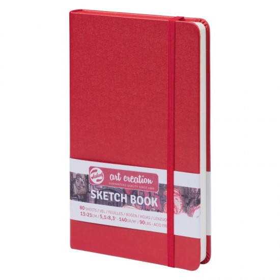 Μπλοκ Σχεδίου Sketch Book Talens Art Creation 13x21cm Κόκκινο
